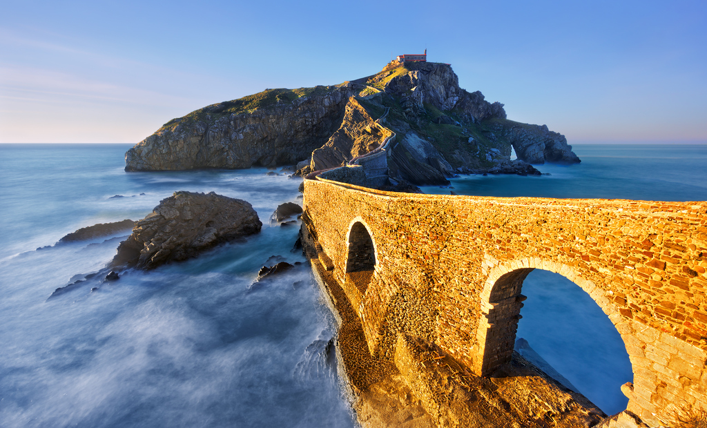 Gaztelugatxe is an islet in the Biscayan town of Bermeo